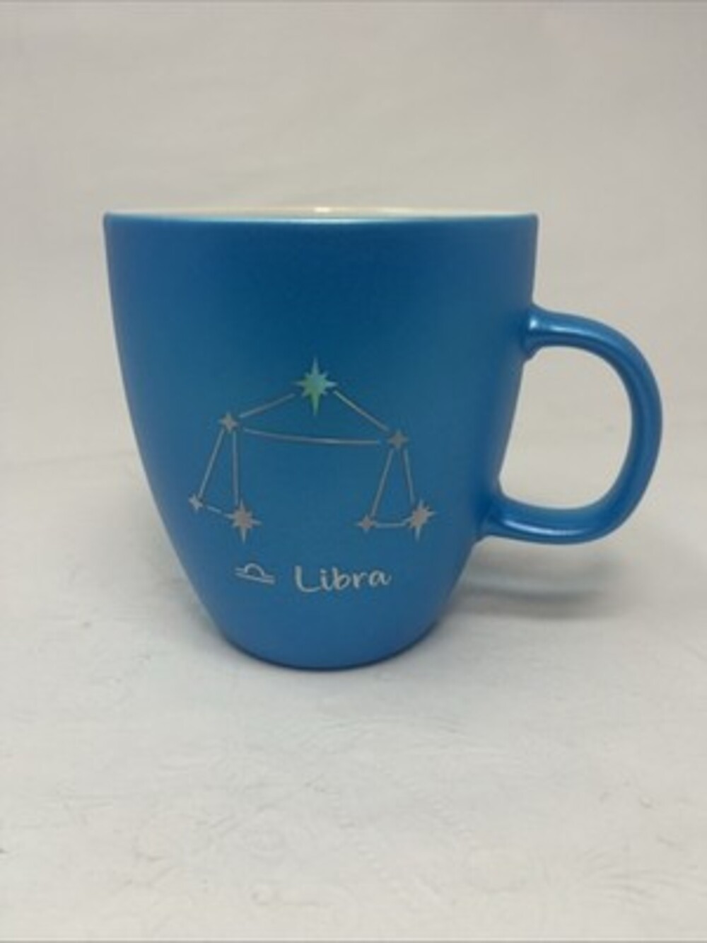 Modern Expressions Blue Libra  Zodiac Large Coffee Mug  Horoscopes - 18.6 fl oz